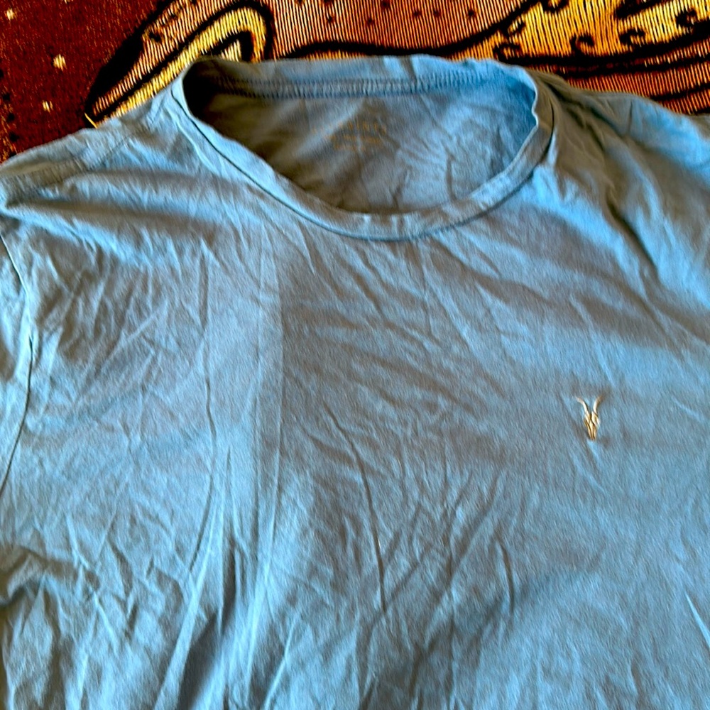 Large blue All Saints tee